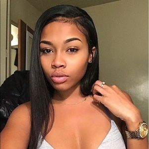 18” Brazilian Straight Lace Front Wig